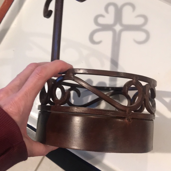 Metal Scrolled Candle Holder - Picture 9 of 10
